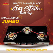 MM GT 3B Gas Stove Black SLJ