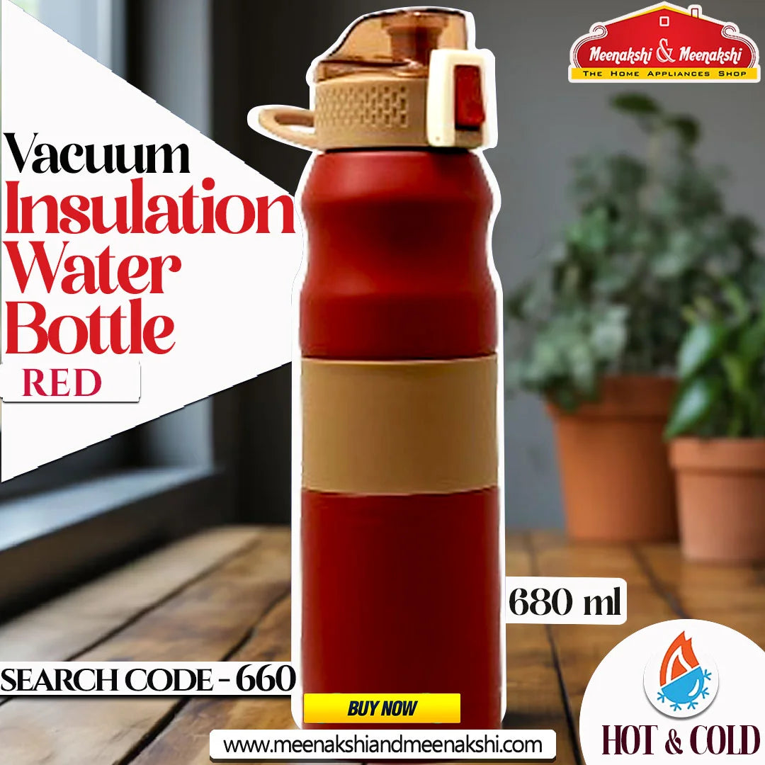 Vacuum Insulation Bottle Red 680 ml MM660