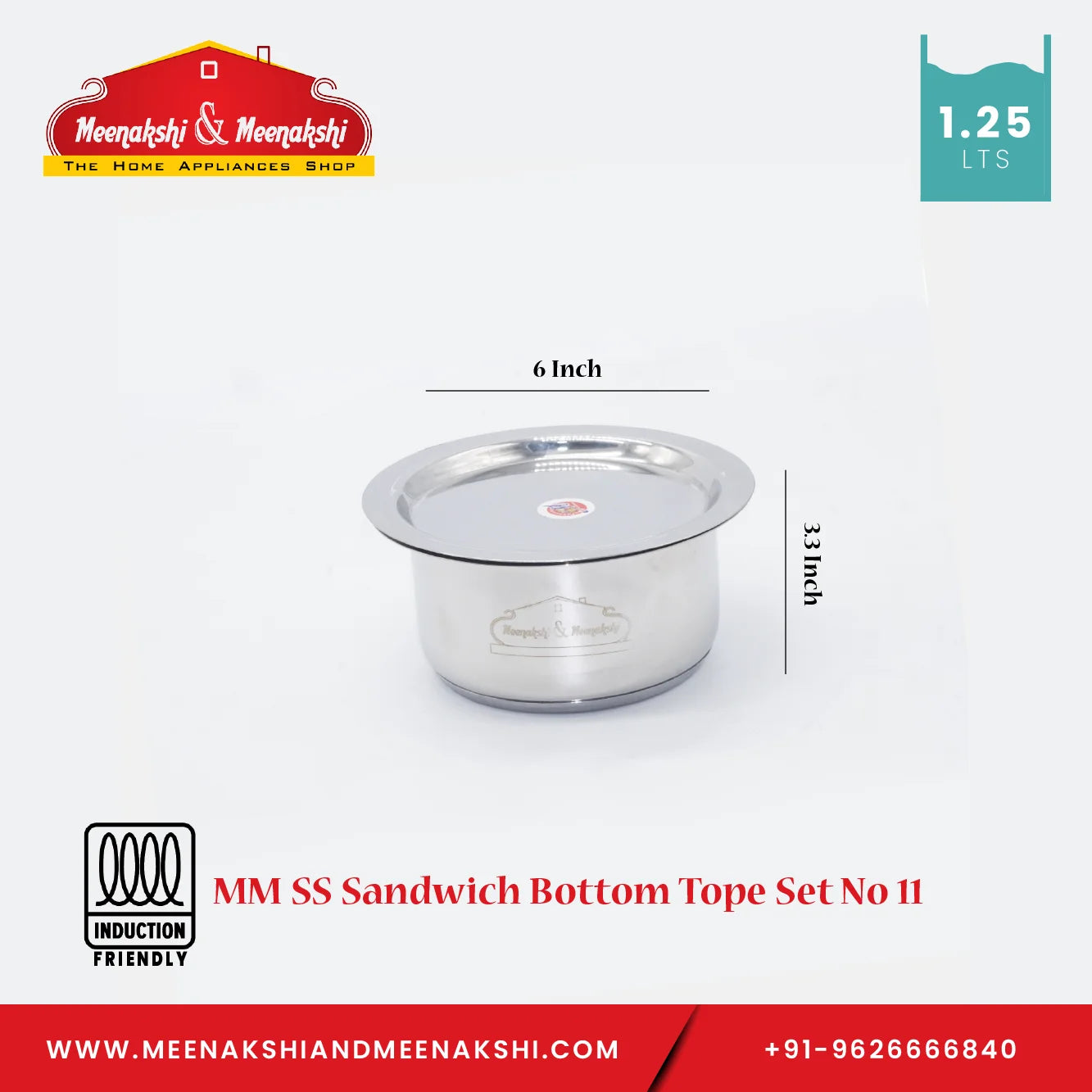 MM SS Sandwich Bottom 10 Piece Tope Set