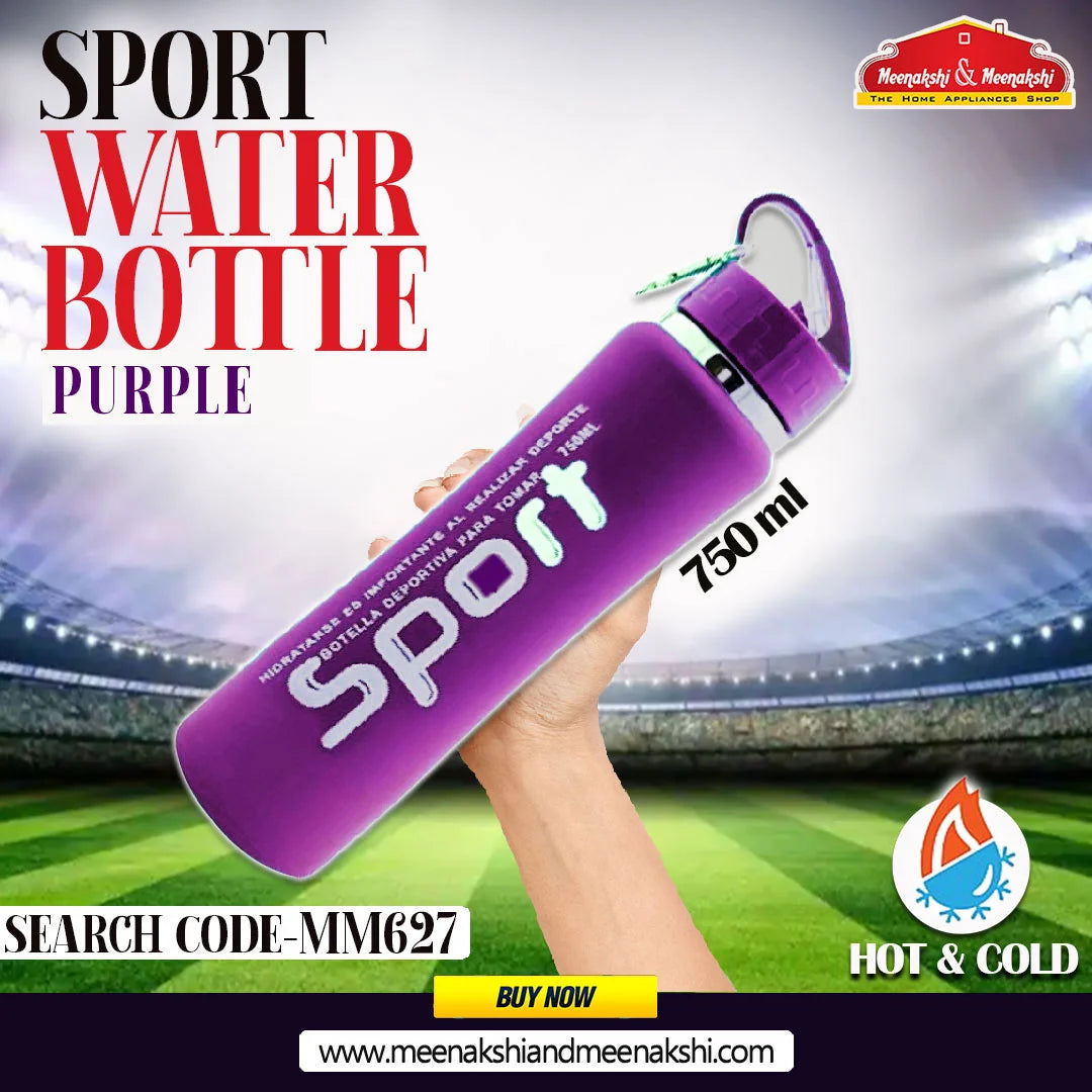 Sports Water Bottle Purple750 ml MM628