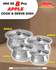 MM SS 8Pcs Apple Cook & Serve Dish MM2543