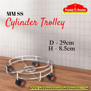 MM SS Cylinder Trolley 5mm Thickness MM1496
