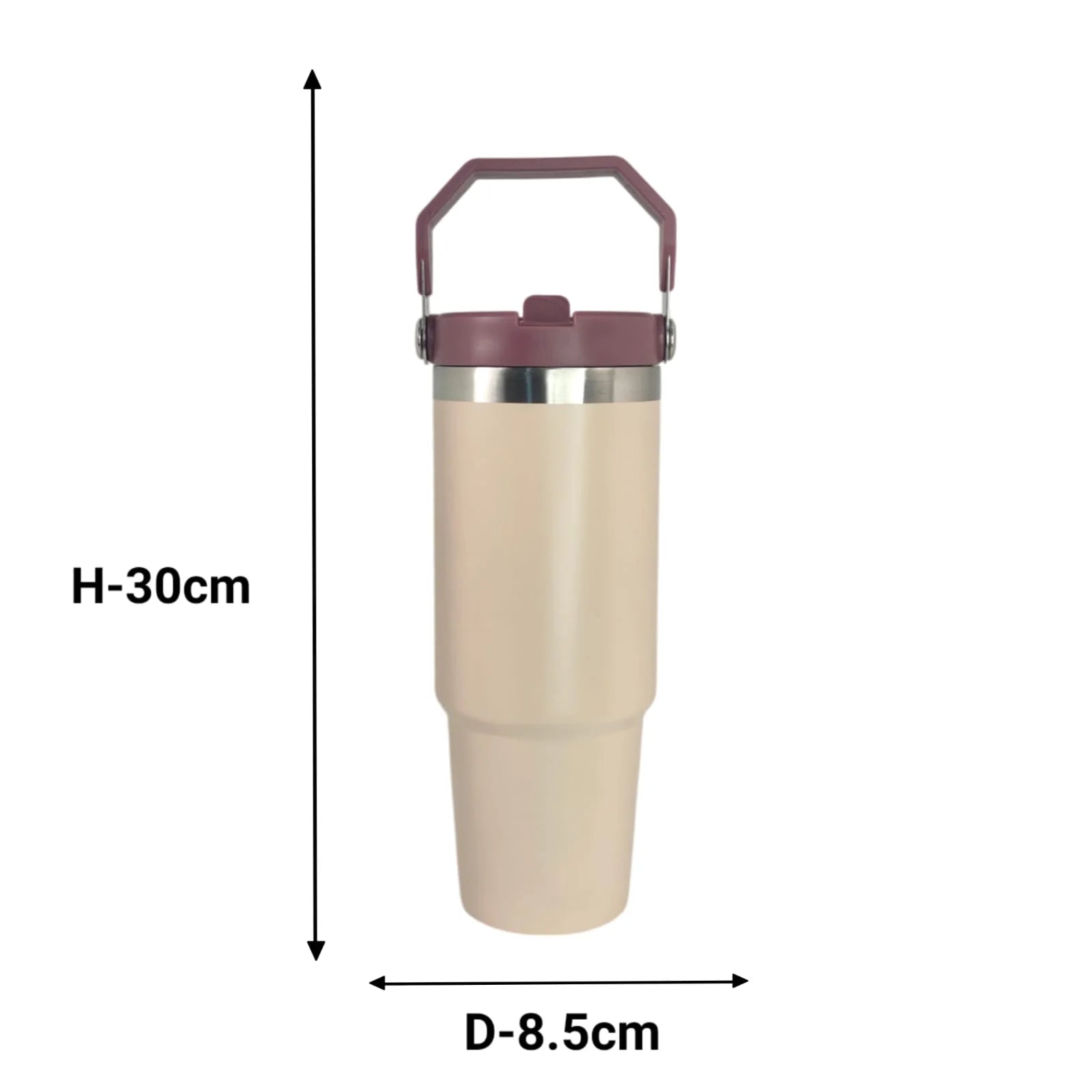 MM SS Vaccum Insulated Travel Mug Peach 900ml MM2078