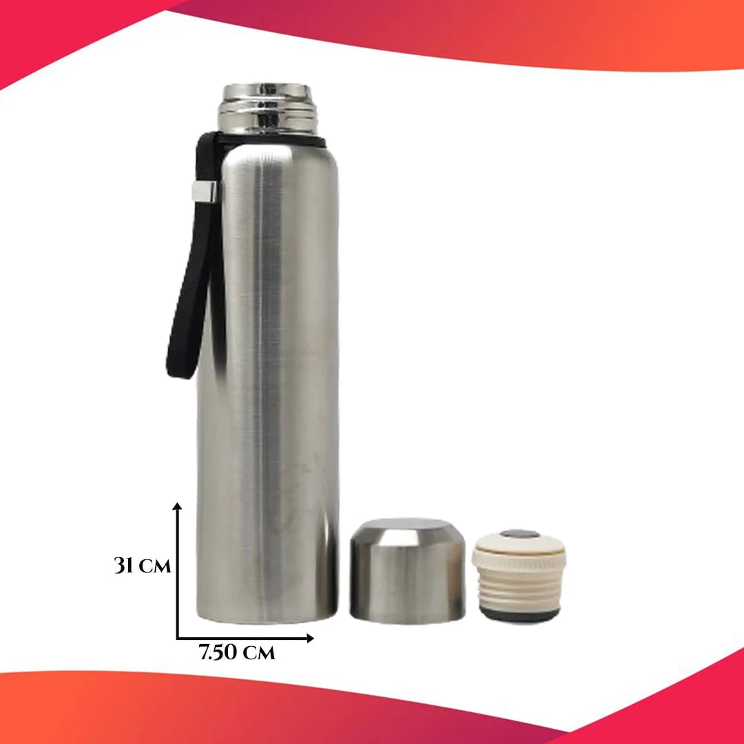 Double Wall Vaccum Bottle Silver 1000 ML MM661