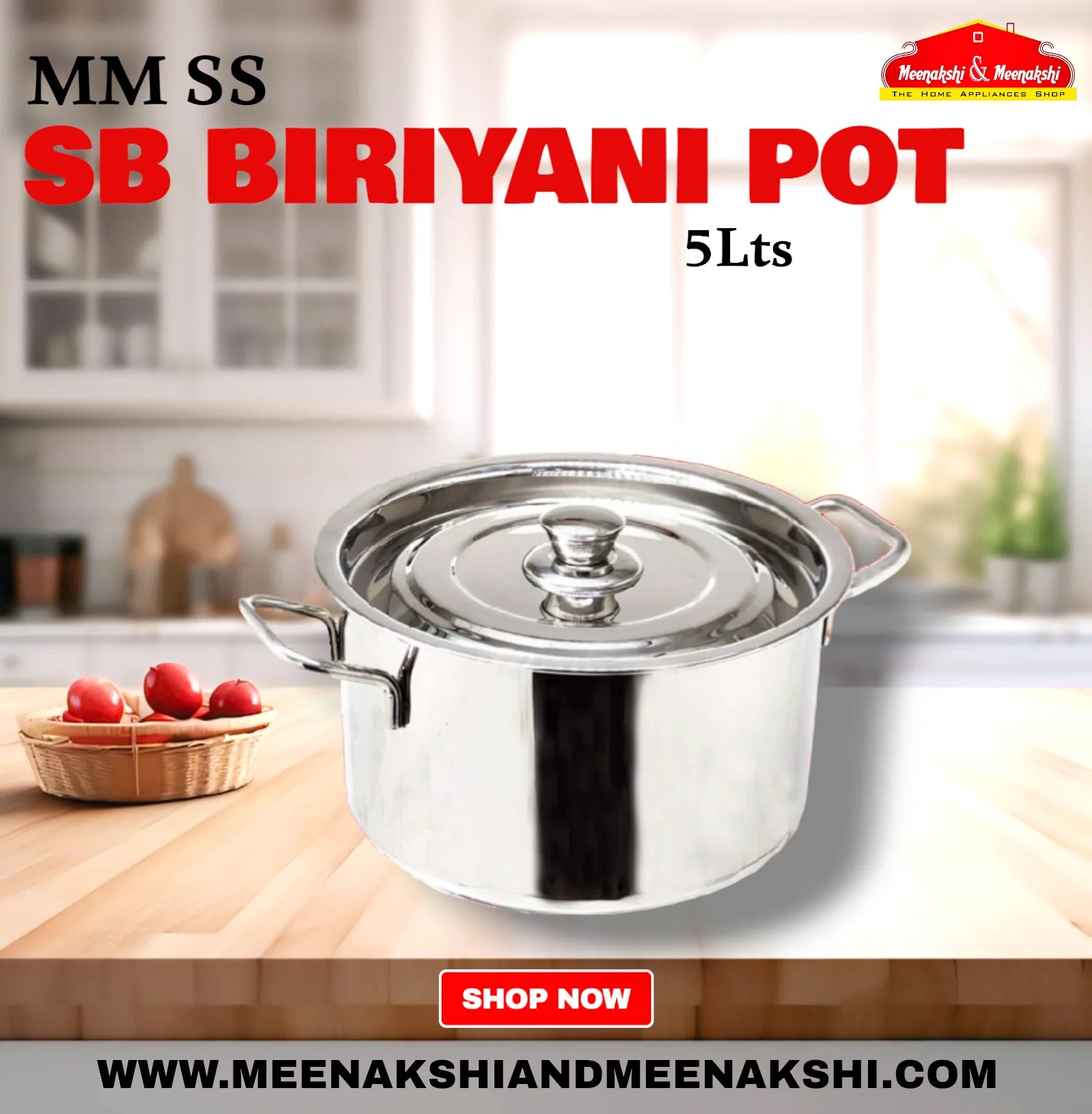 MM SS SB BIRIYANI POT 5LTS TPP10