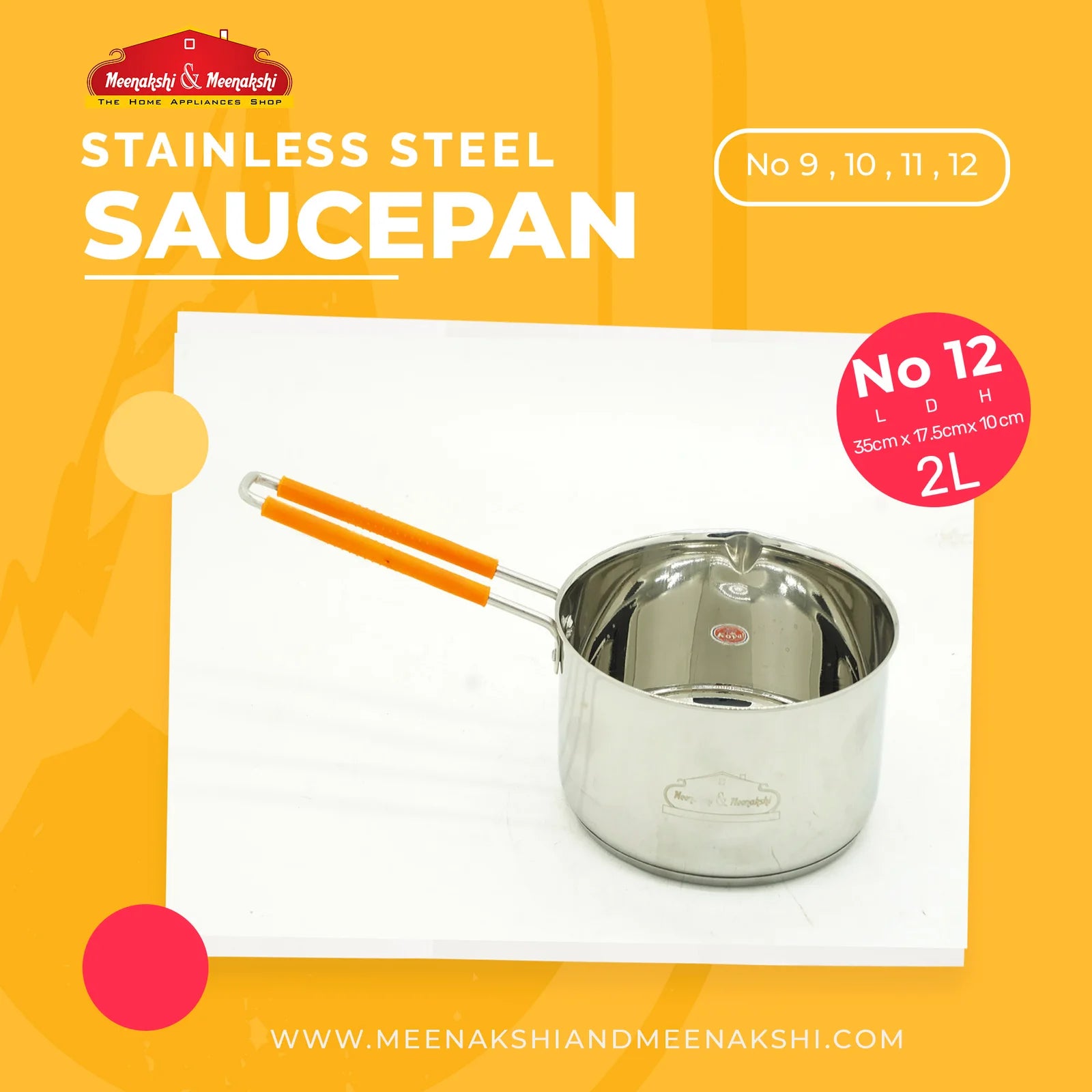 MM SS Sandwich Bottom Sauce Pan 9 to 12