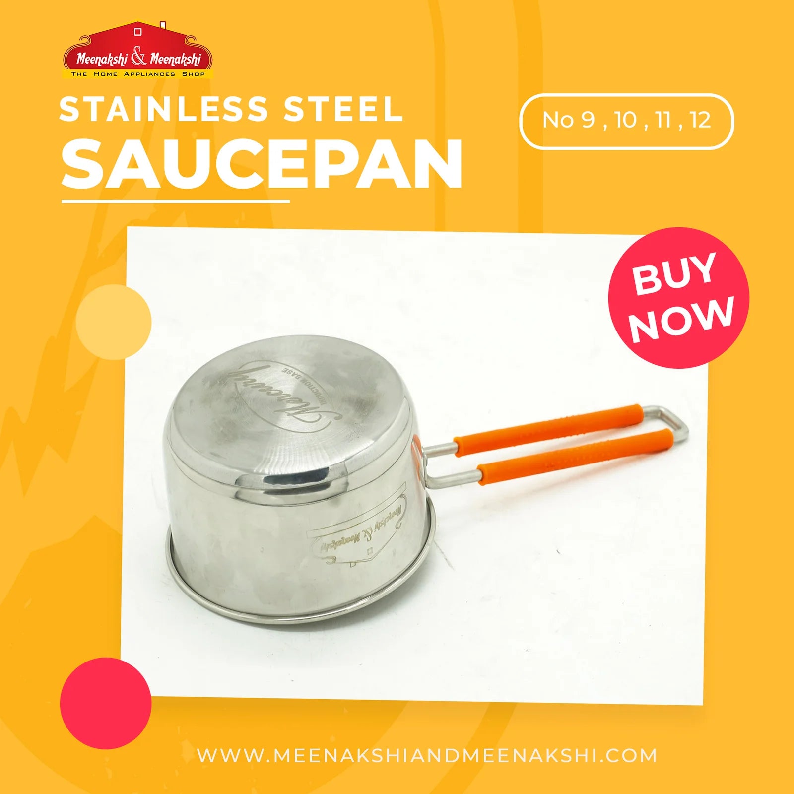 MM SS Sandwich Bottom Sauce Pan 9 to 12