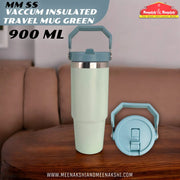 MM SS Vaccum Insulated Travel Mug Green 900ml MM2079