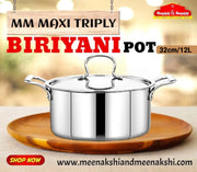 MM MAXI TRIPLY BIRIYANI POT 32CM