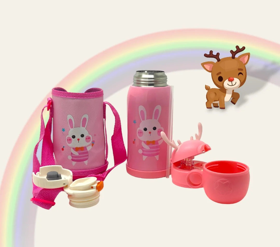 OH-DEE Hot & Cold Sipper Bottle Pink - 650 ml MM1039