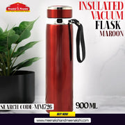 Insulated Vacuum Flask 900 ml Marron MM726