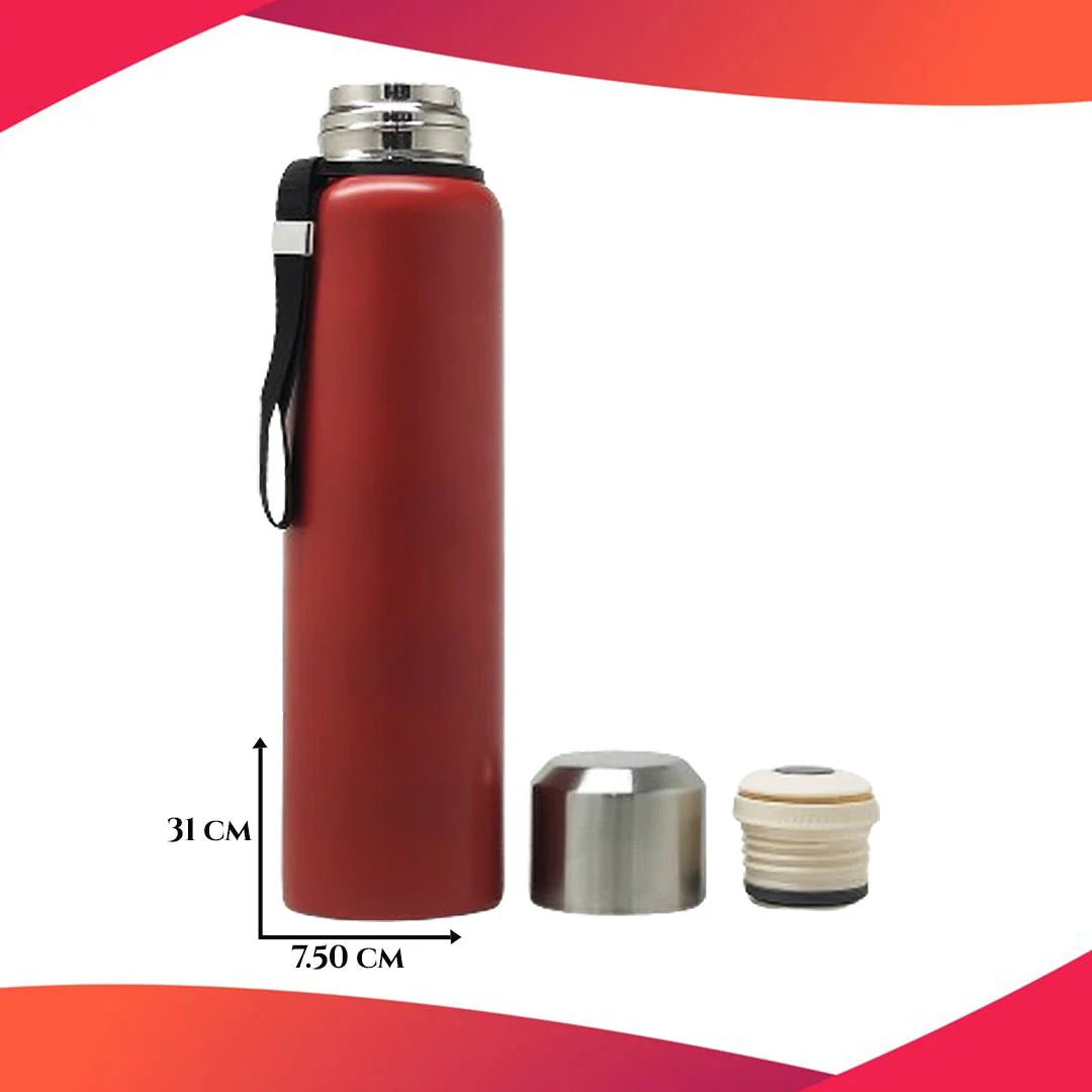 Double Wall Vaccum Bottle Red 1000 ML MM662