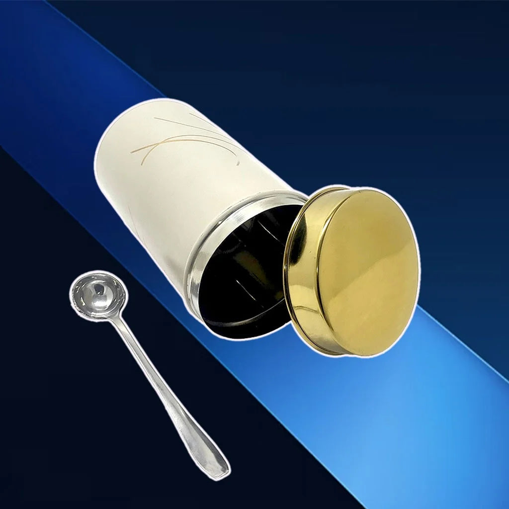 MM SS BAMBOO CANISTER WITH SPOON SANDAL 900ML MM1197