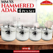 MM SS Hammered Adak 4 Pcs Set MM1136