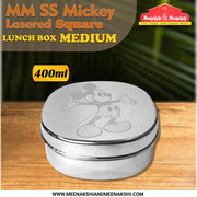 MM SS Mickey Lasered Square Lunch Box 400ml MM2835