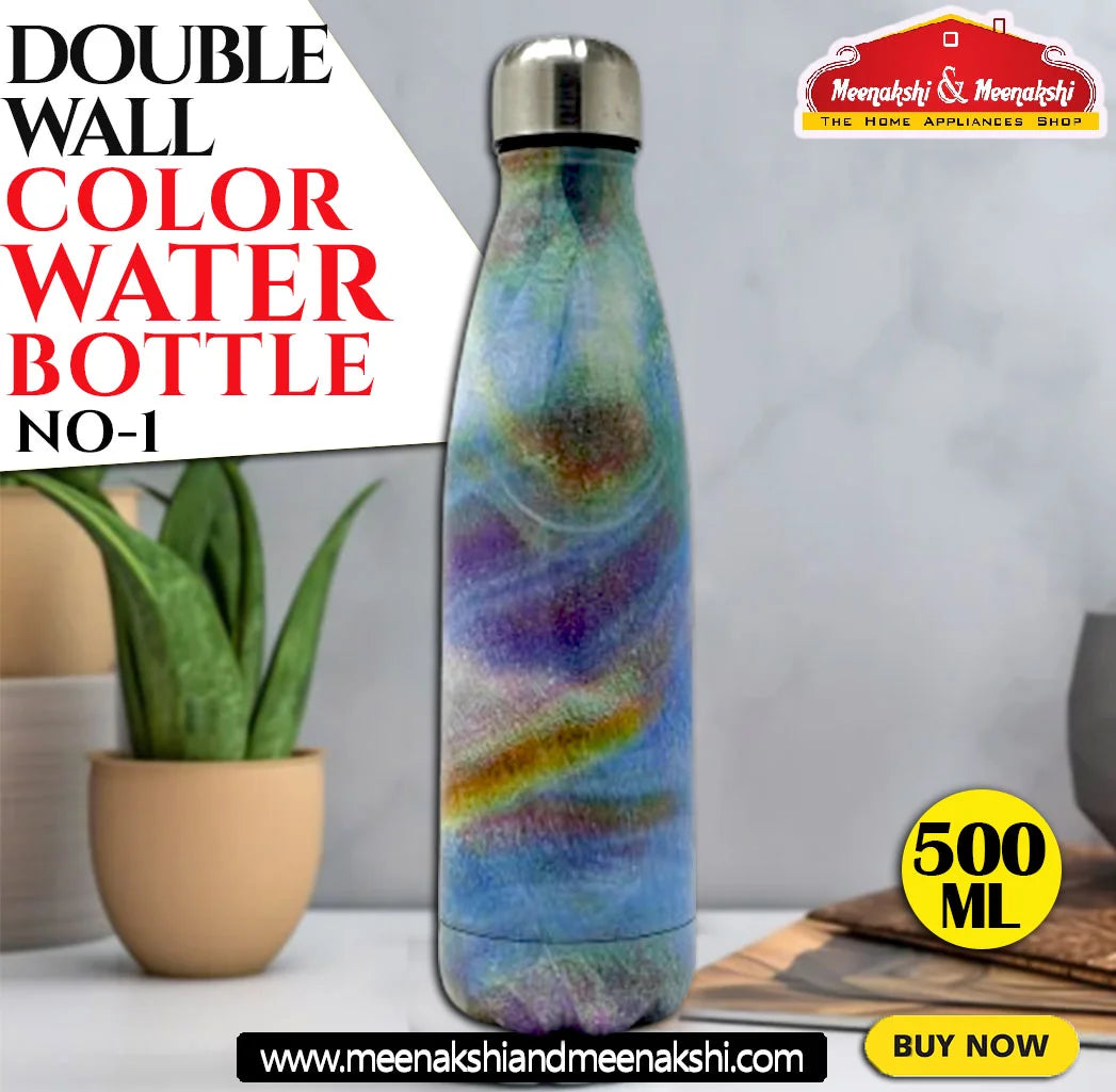 DOUBLE WALL COLOR WATER BOTTLE NO-1 500 ml MM1029
