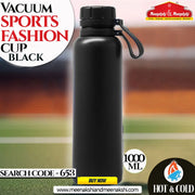 Vacuum Sports Fashion Cup Black 1000 ml MM653