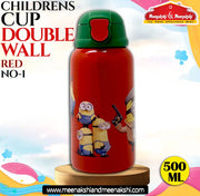 CHILDRENS CUP DOUBLE WALL RED NO-1 500 ml MM1023