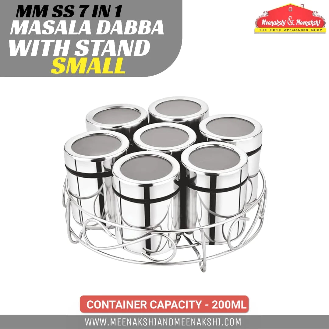 MM SS 7 in 1 Masala Dabba With Stand Small MM2250