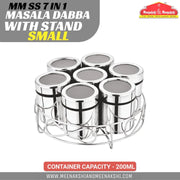 MM SS 7 in 1 Masala Dabba With Stand Small MM2250