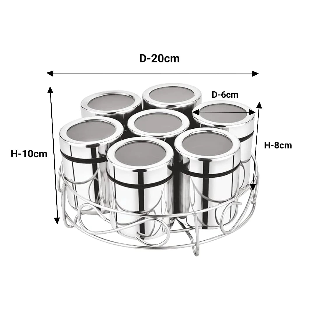 MM SS 7 in 1 Masala Dabba With Stand Small MM2250