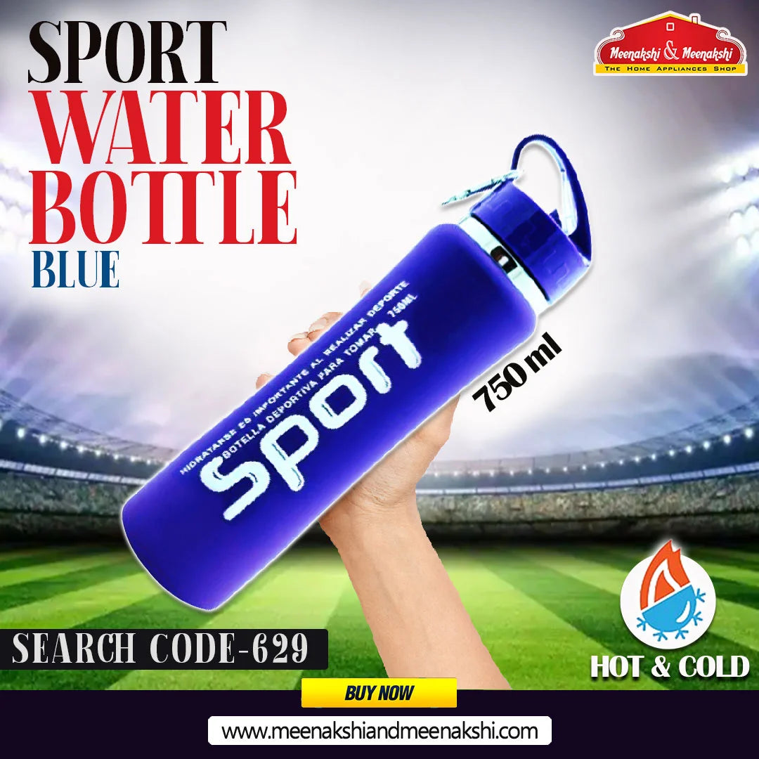 Sports Water Bottle Blue 750 ml MM629
