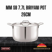 MM SB 7.7 L Biriyani Pot 26 cm