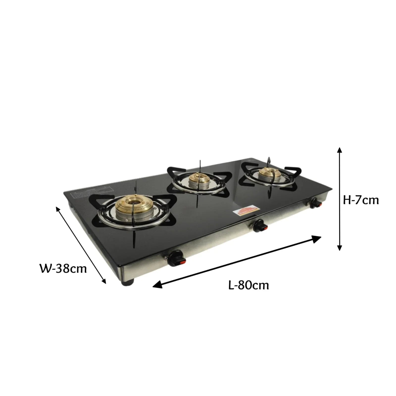 MM GT 3 Burner Gas Stove TNY12