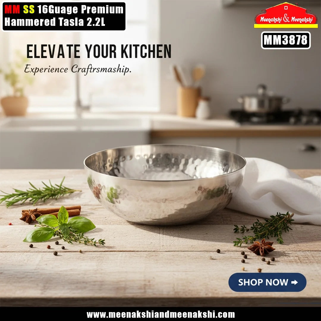 MM SS 16Guage Premium Hammered Tasla 2.2L 3878