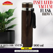 Insulated Vacuum Flask 900 ml Brown MM729
