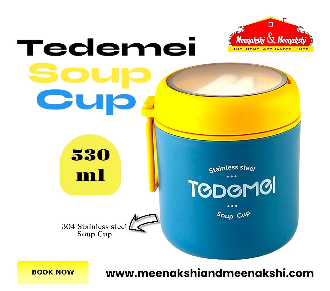 Tedemel Soup Cup - 530 ml Blue - MM858