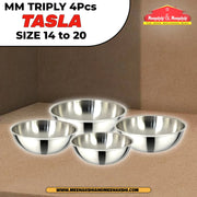 MM Triply 4Pcs Tasla Size 14 to 20 MM2564