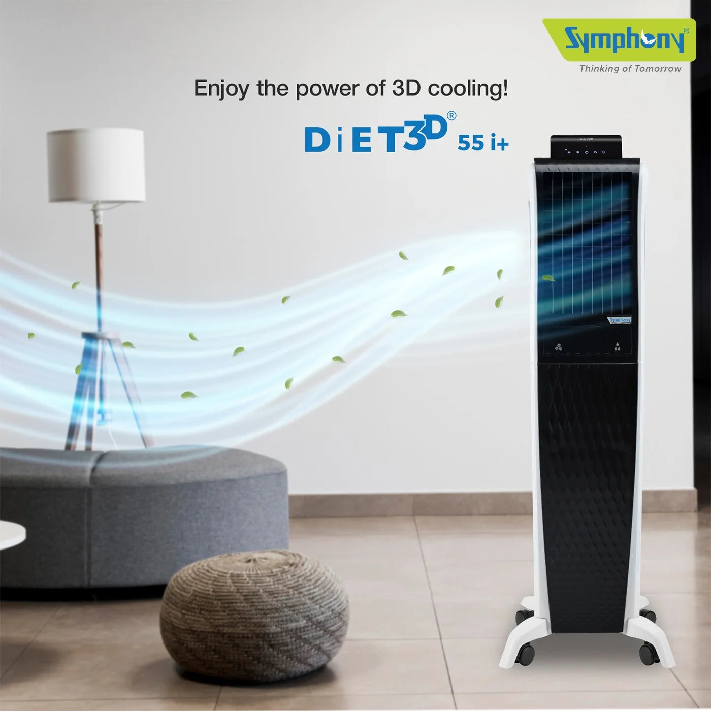 Symphony Diet 3D 55 i+ Tower Air Cooler