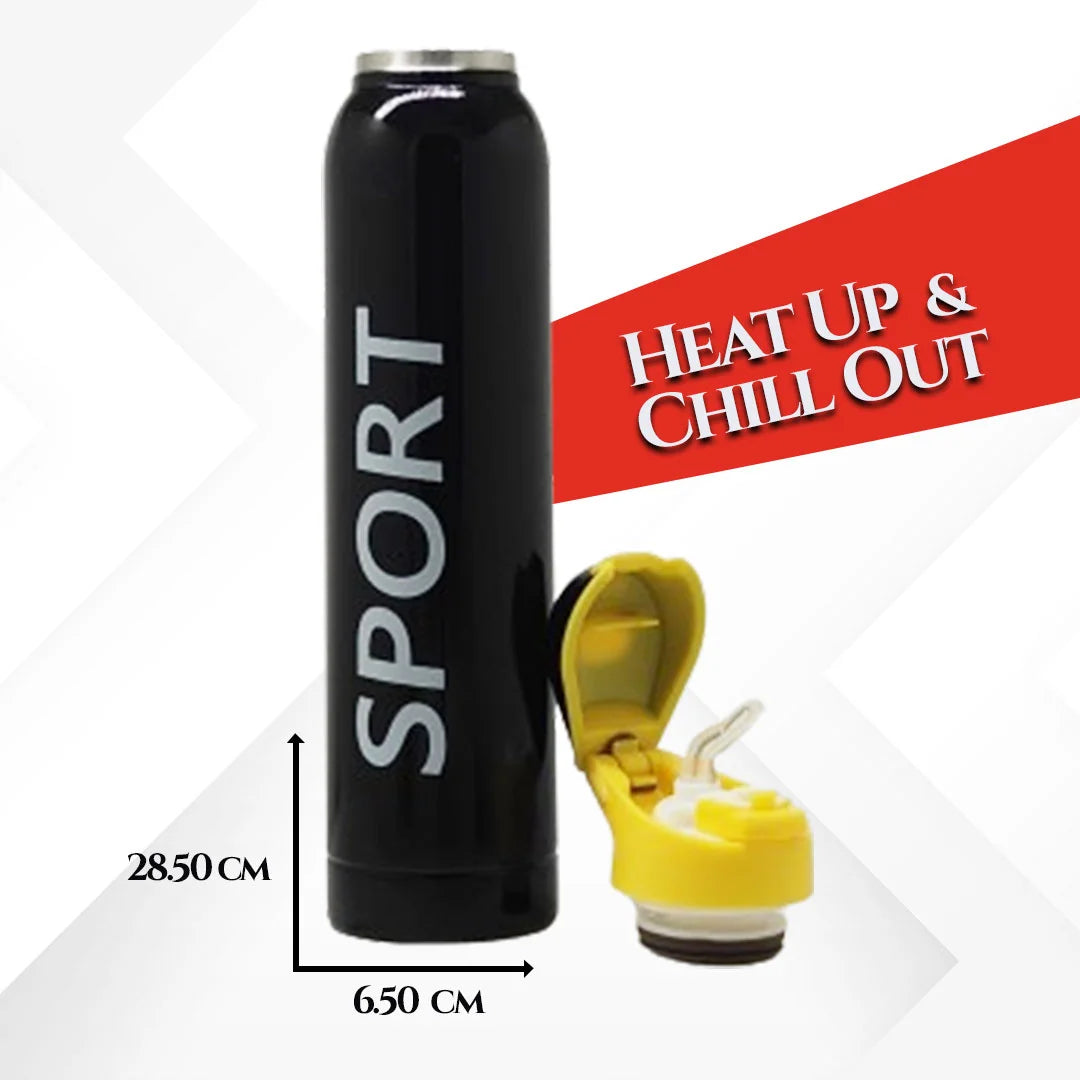 Sports Water Bottle Black 750 ml MM645