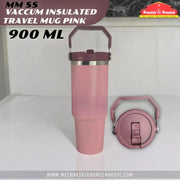 MM SS Vaccum Insulated Travel Mug Pink 900ml MM2080