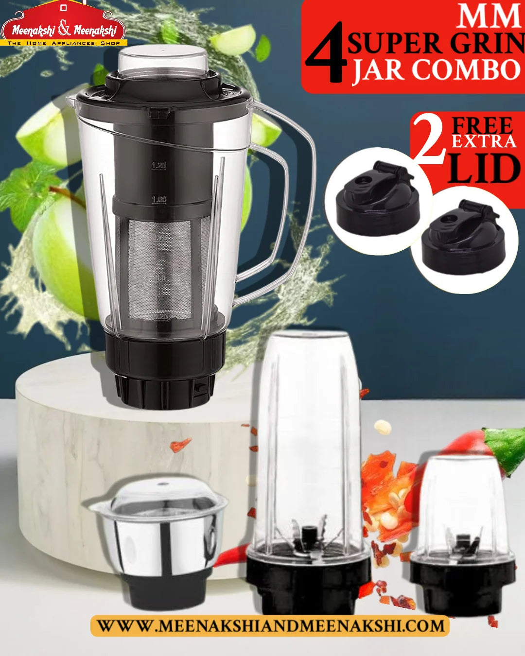 MM SUPER GRIND 4 JAR COMBO MM1733