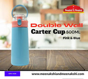 Double Wall Carter Cup Pink & Blue 500ml MM1035