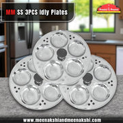 MM SS 3PCS Idly Plates MM3207