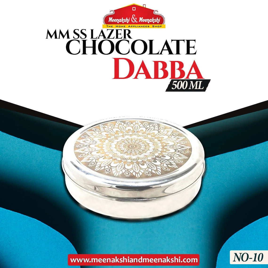 MM SS LAZER CHOCOLATE DABBA 500 ML NO 10