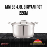 MM SB 4.6 L Biriyani Pot 22 cm