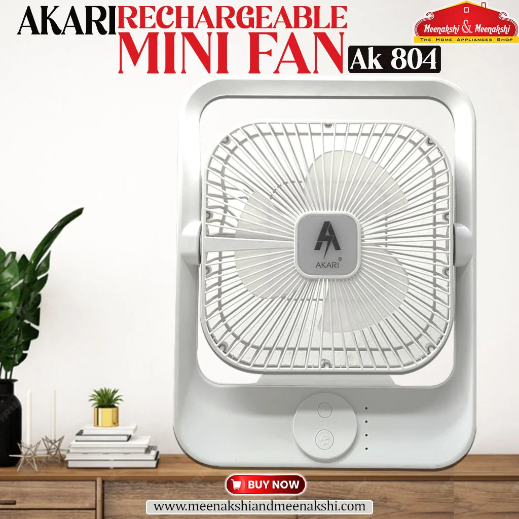 AKARI AK 804 Rechargeable Mini Fan