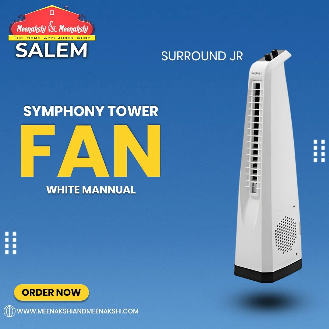 SYMPHONY TOWER FAN JR WHITE MANUAL MM2538