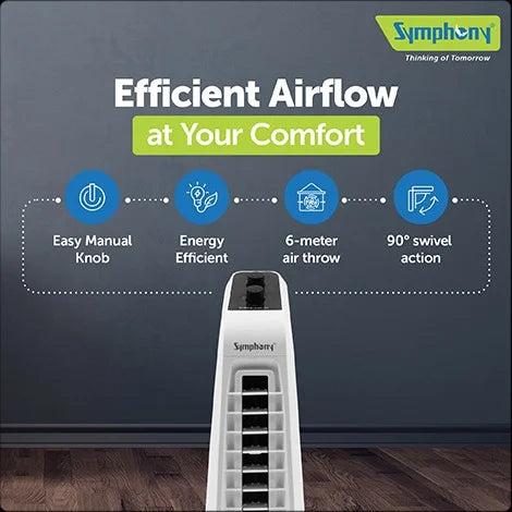 SYMPHONY TOWER FAN JR WHITE MANUAL MM2538