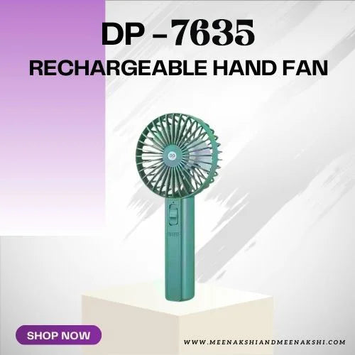 Dp - 7635 Rechargeable Hand Fan