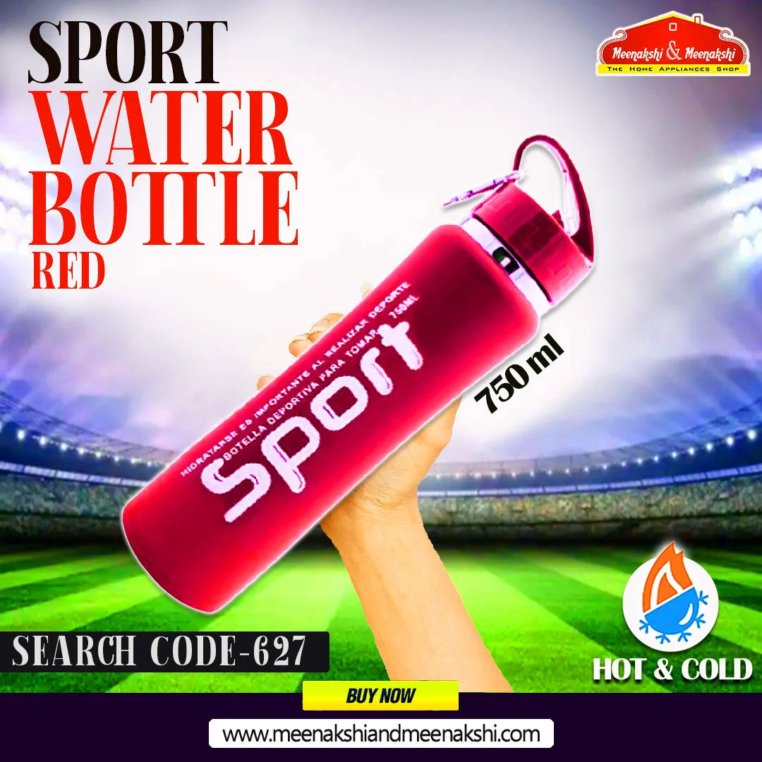 Sports Water Bottle Red750 ml MM627