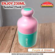 MM Enjoy 230ml Juice & Sambar Flask Purple & Green MM2660