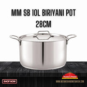 MM SB 10 L Biriyani Pot 28 cm