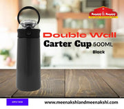 Double Wall Carter Cup Black 500ml MM1038