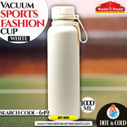 Vacuum Sports Fashion Cup White 1000 ml MM649