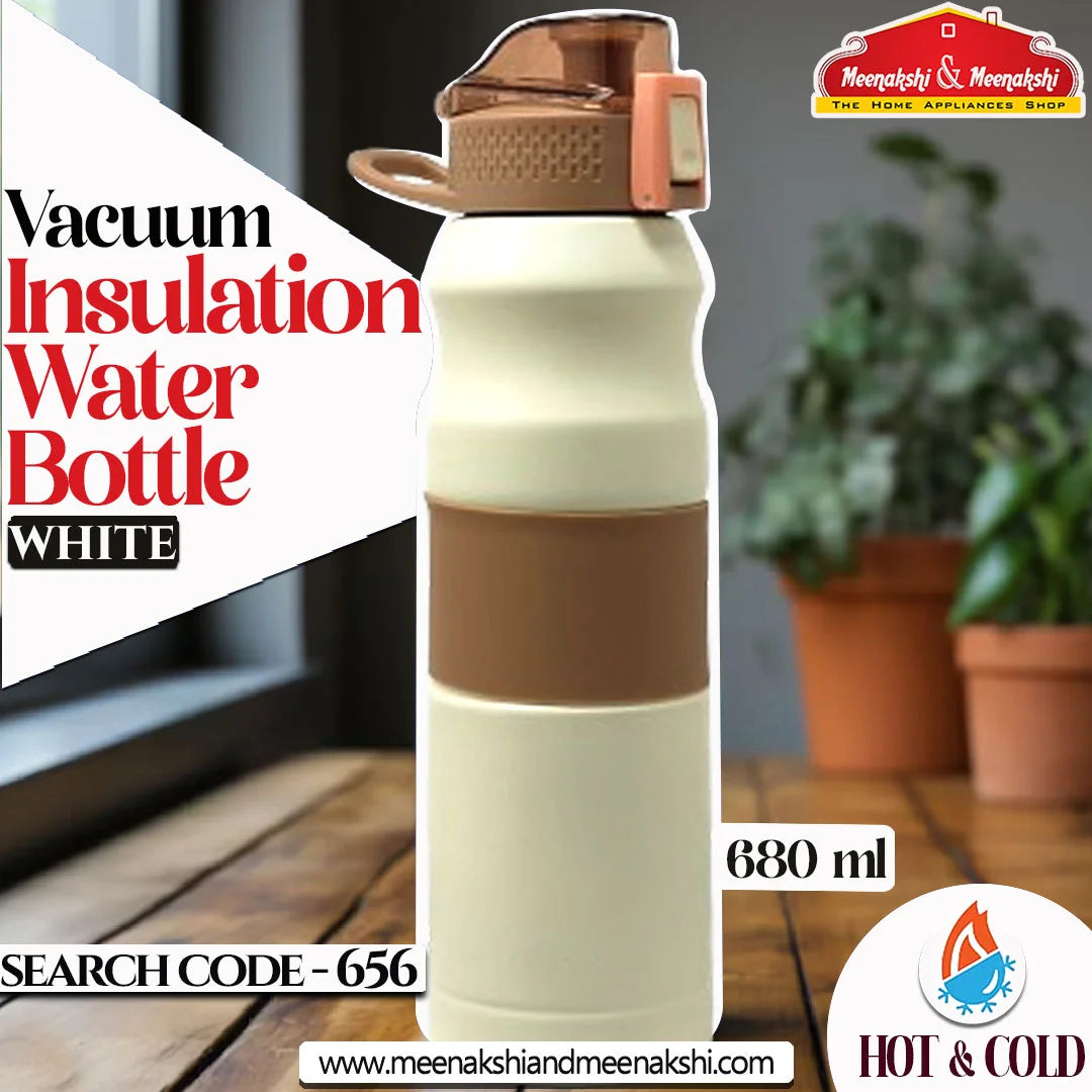 Vacuum Insulation Bottle White 680 ml MM656